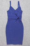 Lilideco-Bek Bandage Dress - Navy Blue