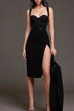 Lilideco-Beth Bandage Dress - Classic Black