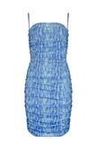 Lilideco-Cassie Bodycon Wrap Mini Dress - Royal Blue