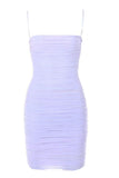 Lilideco-Cassie Bodycon Wrap Mini Dress - Violet
