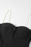 Lilideco-Mia Bandage Dress - Classic Black