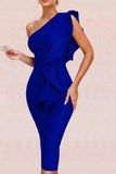 Lilideco-Vera Bandage Midi Dress - Royal Blue