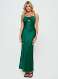 Lilideco-Blackthorn Maxi Dress Green