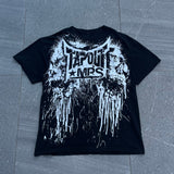 Lilideco Tapout T Shirt Y2K Clothes American Harajuku Hip Hop Retro Graphic Print Oversized TShirt Mens Round Neck Short Sleeve Tops