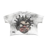 Lilideco Streetwear T Shirt Y2K Clothes American Hip Hop Cartoon Graphic Print Oversized TShirt Mens Womens Punk Rock Short Sleeve Tops