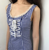 Lilideco DAISY Doll Gingham Dress ~