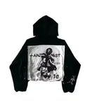 Lilideco Gothic Fashion Hoodie Y2K Clothes Mens Womens Hip Hop Retro Rhinestone Oversized Hoodie Sweatshirt Casual Pullover Jacket