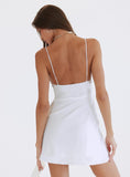 Lilideco-Artea Mini Dress White