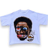 Lilideco T Shirt Y2K Clothes Hip Hop Gothic Cartoon Basketball Character Graphic Print Oversized TShirt Mens Cotton Short Sleeve Tops