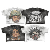 Lilideco Streetwear T Shirt Y2K Clothes American Hip Hop Cartoon Graphic Print Oversized TShirt Mens Womens Punk Rock Short Sleeve Tops