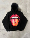 Lilideco American Hoodie Y2K Clothes Mens Womens Harajuku Gothic Lips Graphic Print Oversized Hoodie Sweatshirt Pullover Jacket