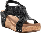 Lilideco Footwear The Ashley Wedge Sandal