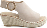 Lilideco Malandrino Womens Cirkly Espadrille Wedge Sandal