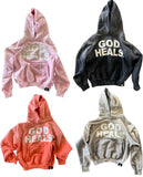 Lilideco God Heals Painting Print Hoodie Y2K Clothes Mens Womens Harajuku Hip Hop Oversized Hoodie Sweatshirt Pullover Long Sleeve Tops