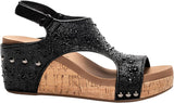 Lilideco Footwear The Ashley Wedge Sandal