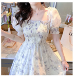 Lilideco Weiphoto Elegant Slimming French Style Summer Tea Break Waist-fitted White Chiffon Dress For Women Classy Shopping Mall Similar Dress