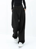 Lilideco Basic Baggy Wide Leg Dress Pants