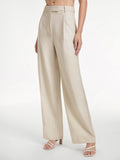 Lilideco High Waisted Relaxed Fit Wide Leg Dress Pants