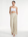 Lilideco High Waisted Relaxed Fit Wide Leg Dress Pants