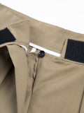 Lilideco Hook-and-Loop Fastener Wide Leg Velcro Pants