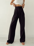 Lilideco Palazzo Tied Wide Leg Dress Pants