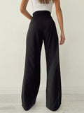 Lilideco Palazzo Tied Wide Leg Dress Pants