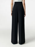 Lilideco Notch Wide Leg Dress Pants