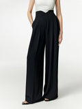 Lilideco Notch Wide Leg Dress Pants