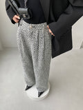 Lilideco Tweed Wide Leg Dress Pants