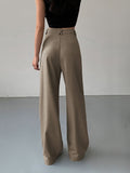 Lilideco Divine Pleat Wide Leg Dress Pants