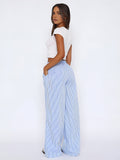 Lilideco Styling Striped Long Pants