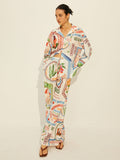 Lilideco Printed Long Sleeve Pants Set