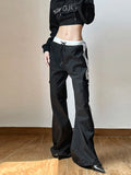 Lilideco Striped Patchwork Drawstring Pants