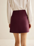 Lilideco Wrap Mini Skirt