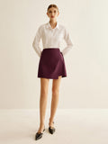 Lilideco Wrap Mini Skirt