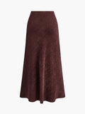 Lilideco Minimalist Corduroy Draped Skirt