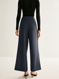 Lilideco Asymmetrical Wide-Leg Pants