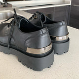 Lilideco Black Leather Shoes