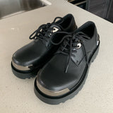 Lilideco Black Leather Shoes