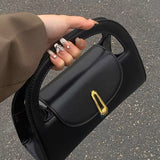 Lilideco High-end bags for women 2024 new texture niche design all-match crossbody ladies black handbag women's bag