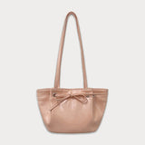 Lilideco somewherebutterKorean niche dumpling bag bow shoulder handbag commuter armpit bag for women