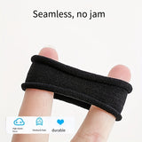 Lilideco 4cm towel ring rubber band black headband seamless hair band hair band hair band small gift towel hair band