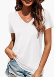 Lilideco 2024 Summer New Women's Tops T-shirts Basic T-shirts