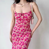 Lilideco Floral Paradise Midi Dress ~