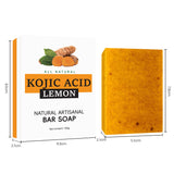 Lilideco turmeric soap lemon soap kojic acid soap ginger handmade cold soap bath face soap