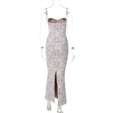 Lilideco Mireille Lace Maxi Dress