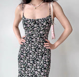 Lilideco Floral Paradise Midi Dress ~