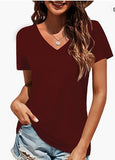 Lilideco 2024 Summer New Women's Tops T-shirts Basic T-shirts