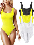 Lilideco 2024 cross-border summer  women's clothing U-neck sleeveless vest tight jumpsuit