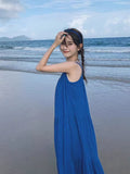 Lilideco-Super Fairy Summer Beach Seaside Vacation Sling Dress